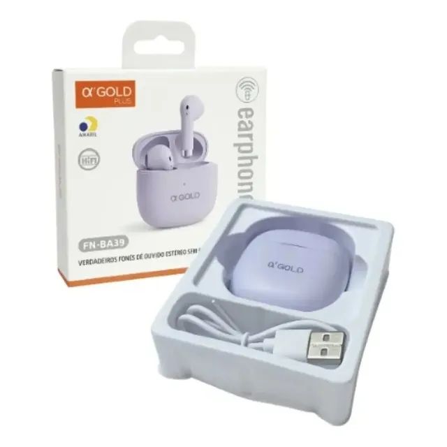 Fone De Ouvido Bluetooth Gold Plus Fn-ba39 Qualidade Sonora Loja Coimbra Entrega - Foto 3