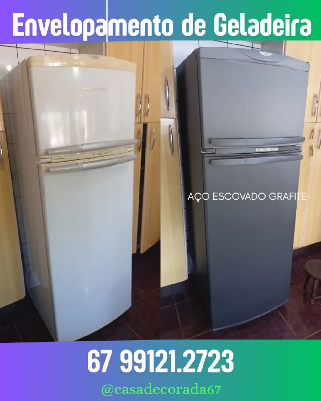 Envelopamento de Geladeira