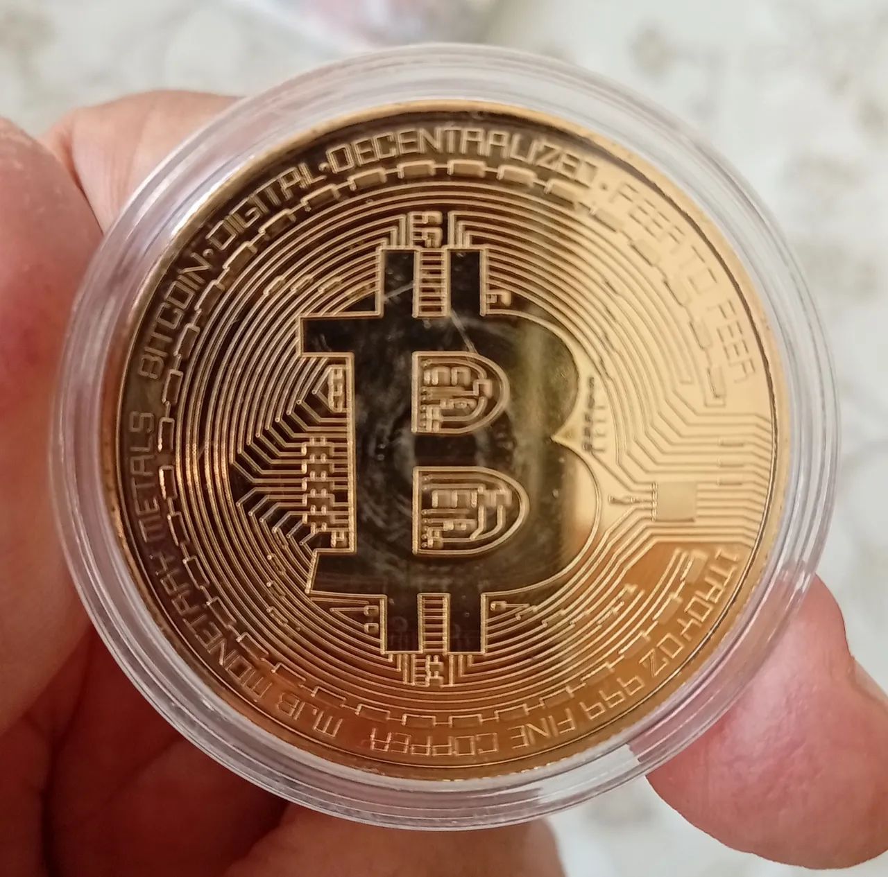 Moeda BITCOIN para Colecionador. NOVA.