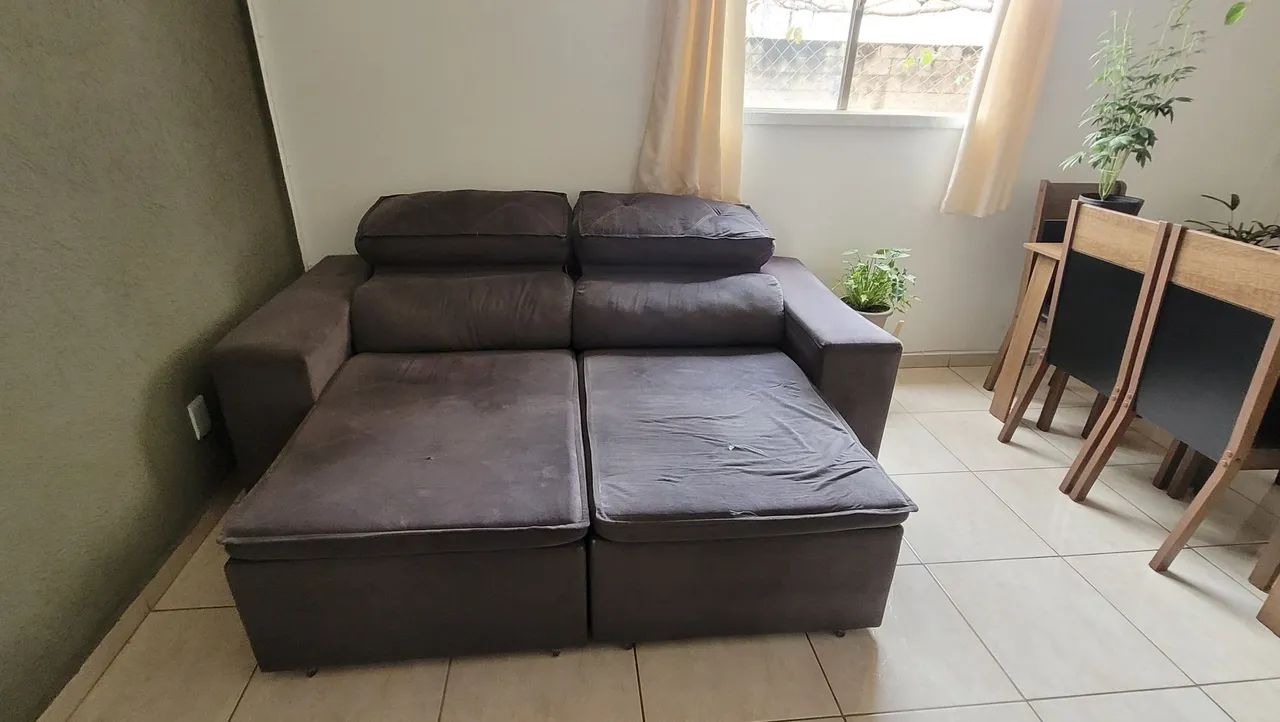 Sofá retrátil 2 lugares - Foto 3