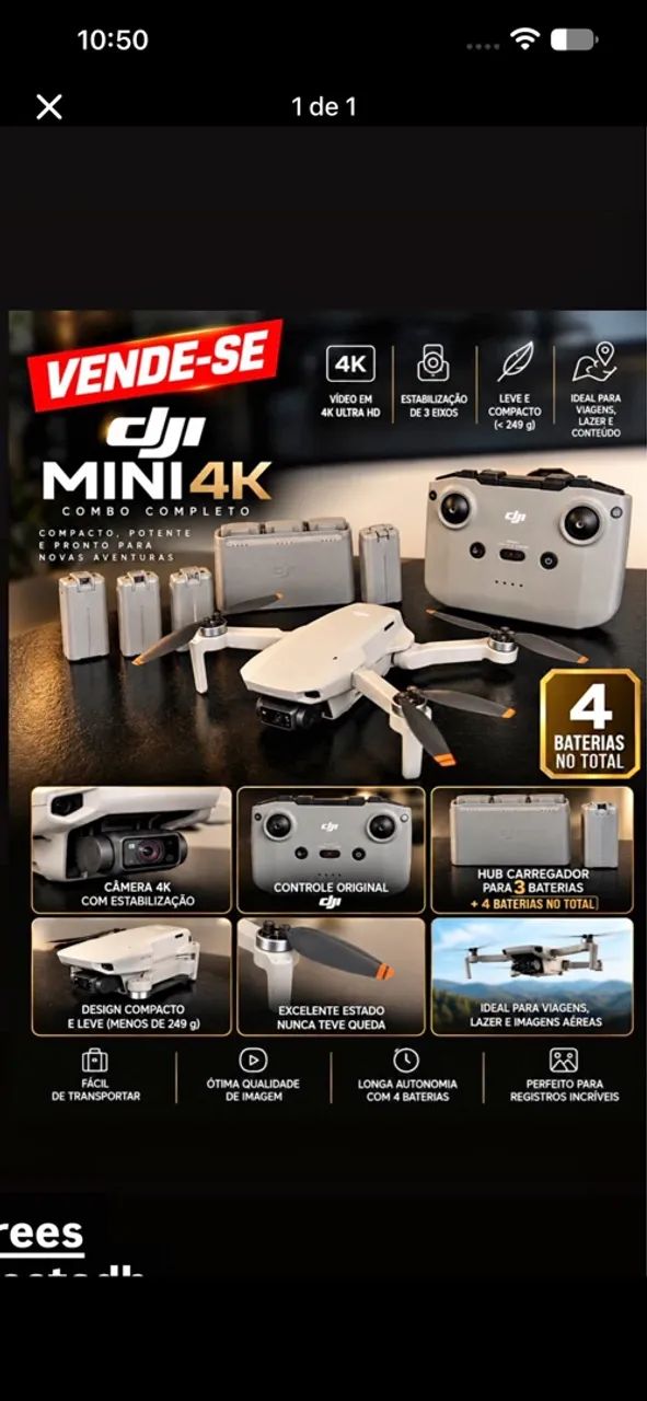 Drone mini 4K