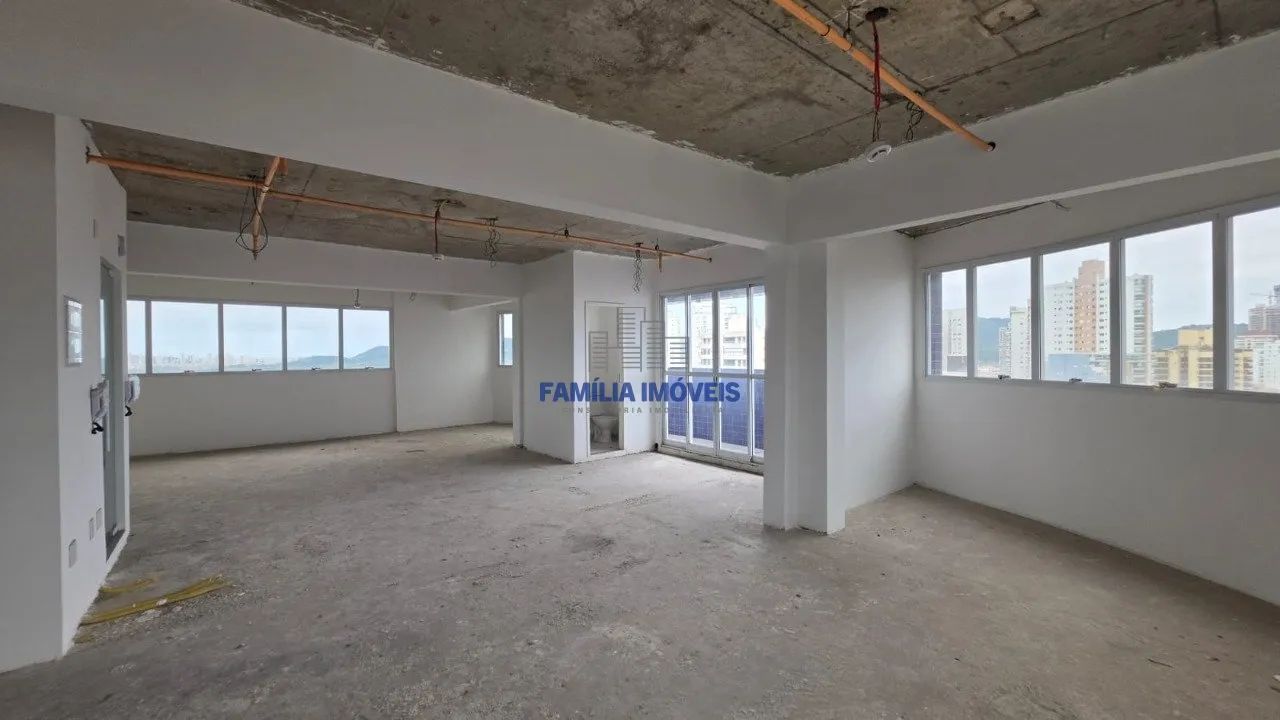 Sala comercial com vaga de garagem Ponta da Praia Santos/SP