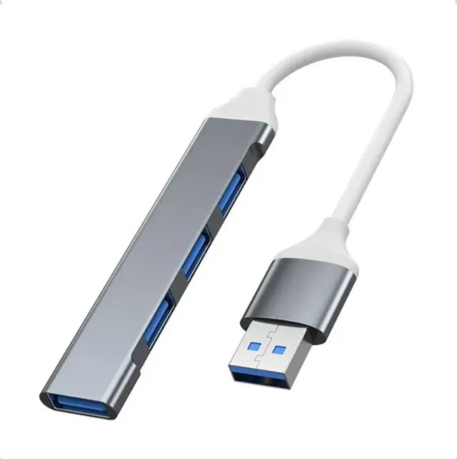 Hub Usb 4 Portas 3.0 Extensor Cabo High Speed Hd Pen Drive