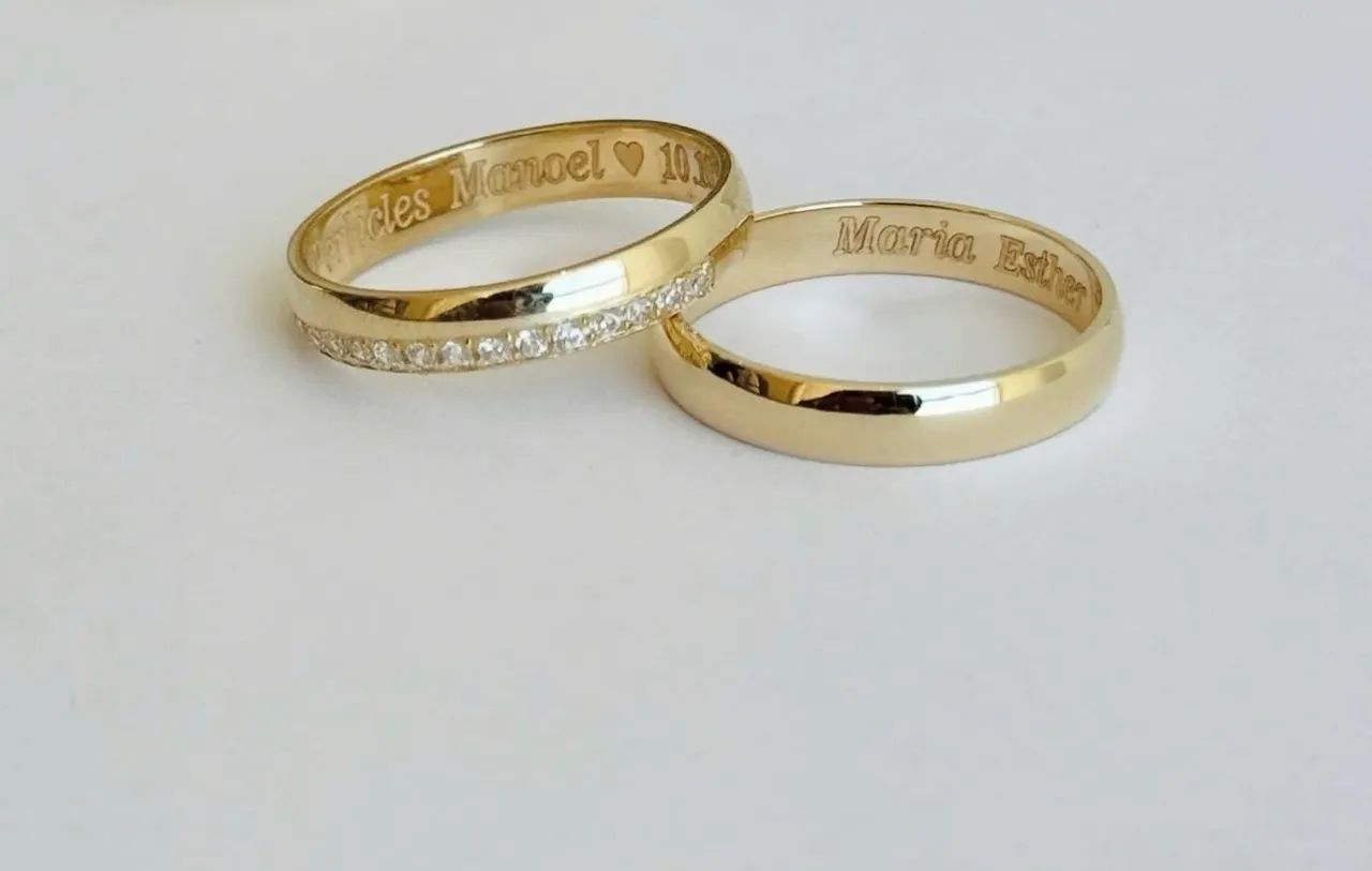 ALIANÇA DE OURO18K - Foto 5