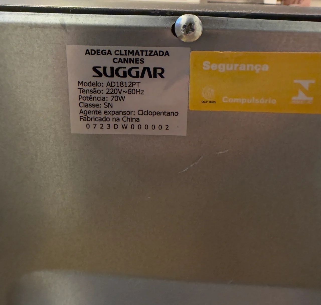 Adega Climatizada Suggar Cannes 18 Garrafas - Digital - 220V - Foto 4