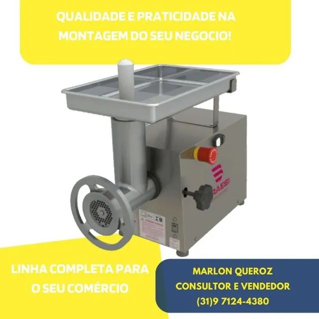 Moedor de Carne Boca 10 Braesi Inox