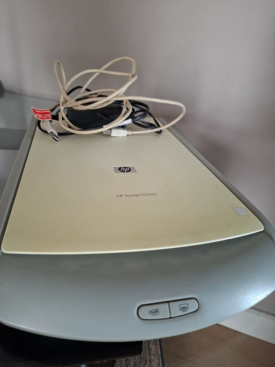 Scanner Hp Scanjet G2410  Com Fonte E Cabo Usb Original (Usado) - Foto 4