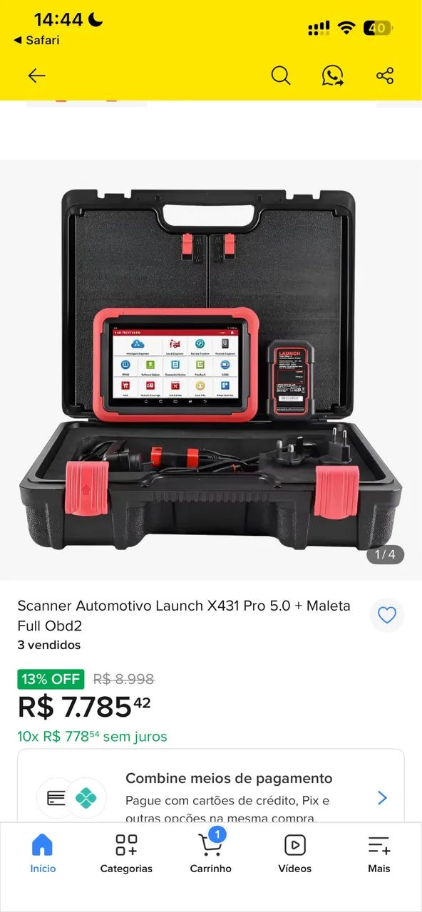 Scanner lanche