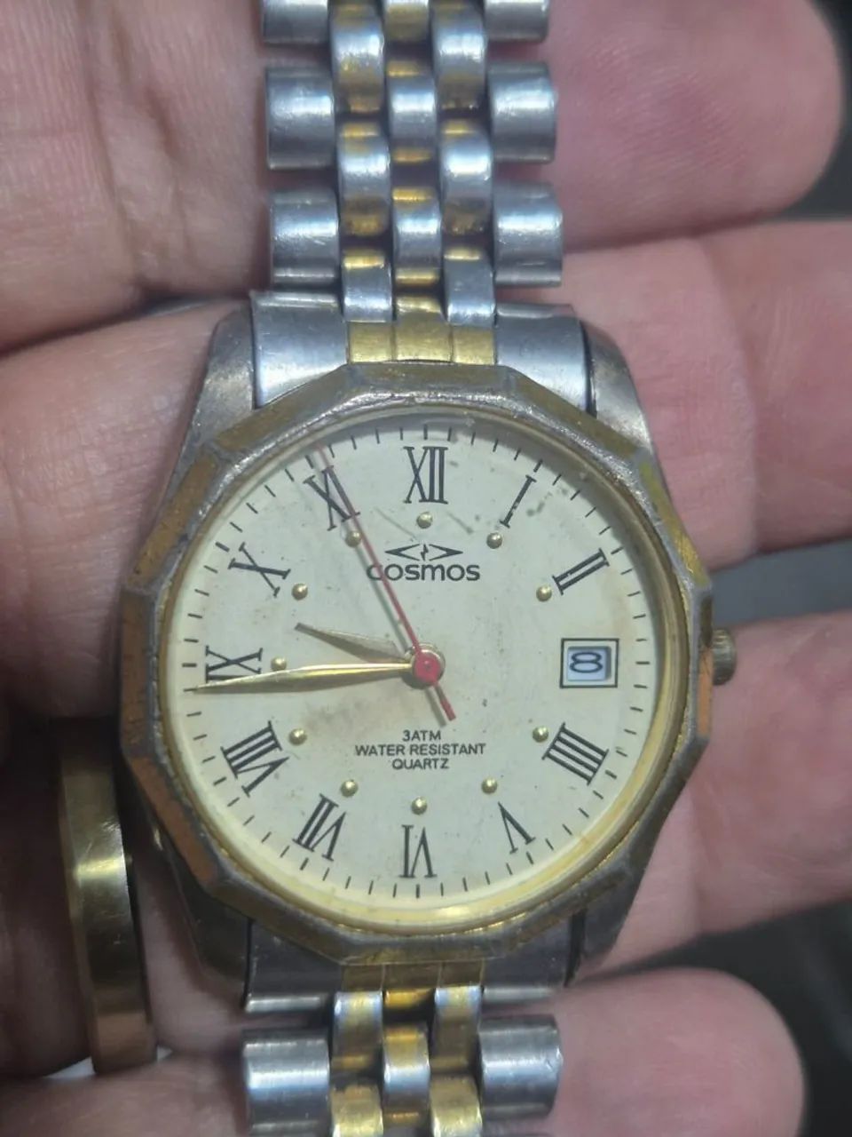 Relógio COSMOS  QUARTZ  510AM   VINTAGE    -    FUNCIONANDO