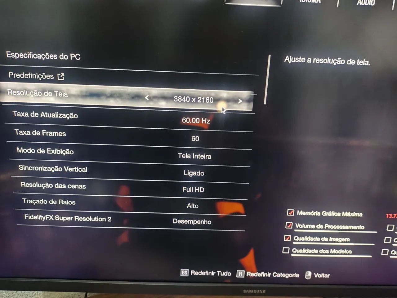 Monitor Samsung 32 polegadas 4k 60hz - Foto 3