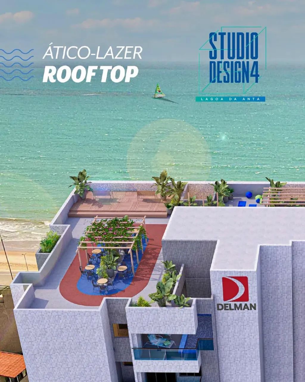 Studios Design 4 / 2 quartos com suíte | Beira-mar em Cruz das Almas - Maceió - AL - Foto 3