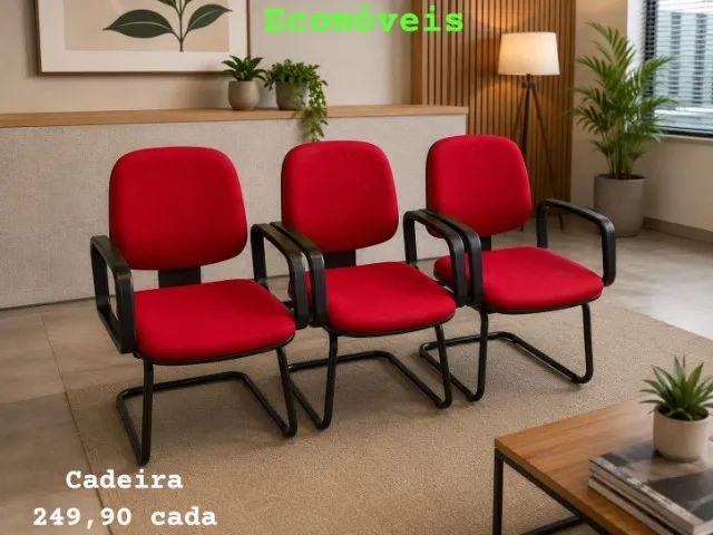 CADEIRA FIXA VERMELHA