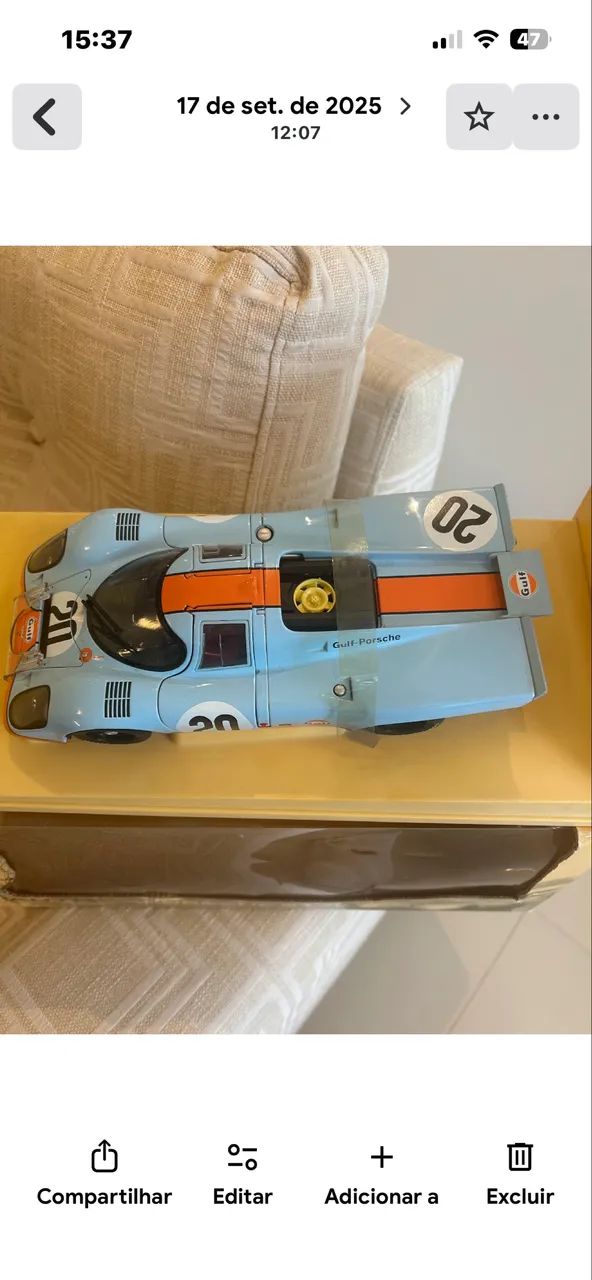 Porsche 917k Auto Art Steve McQueen escala 1/18 novo na caixa