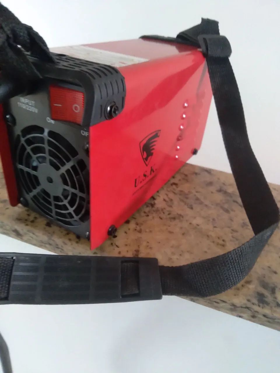 Inversora de solda usk 220 amperes  - Foto 4