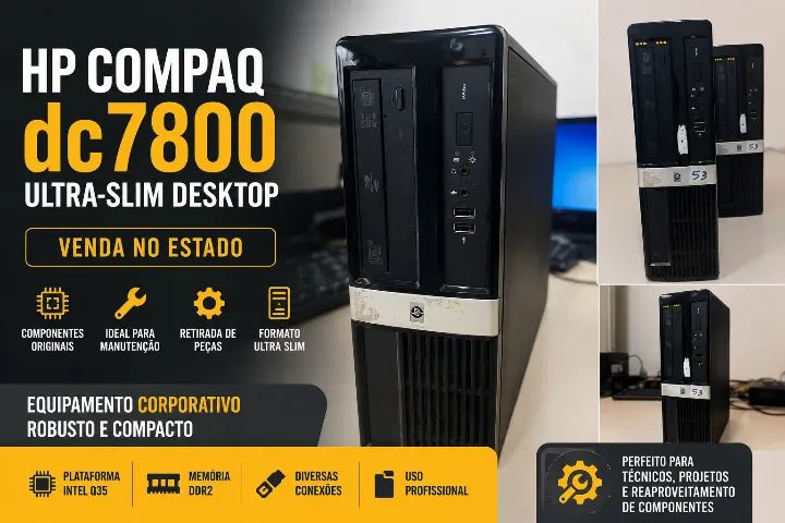 PC HP Compaq dc7800 Ultra Slim - Compacto