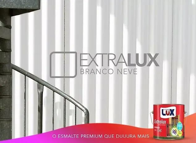 Tinta Esmalte ExtraLux - Galão 3,0 Litros - Branco Neve e Vermelho Ferrari - Foto 3