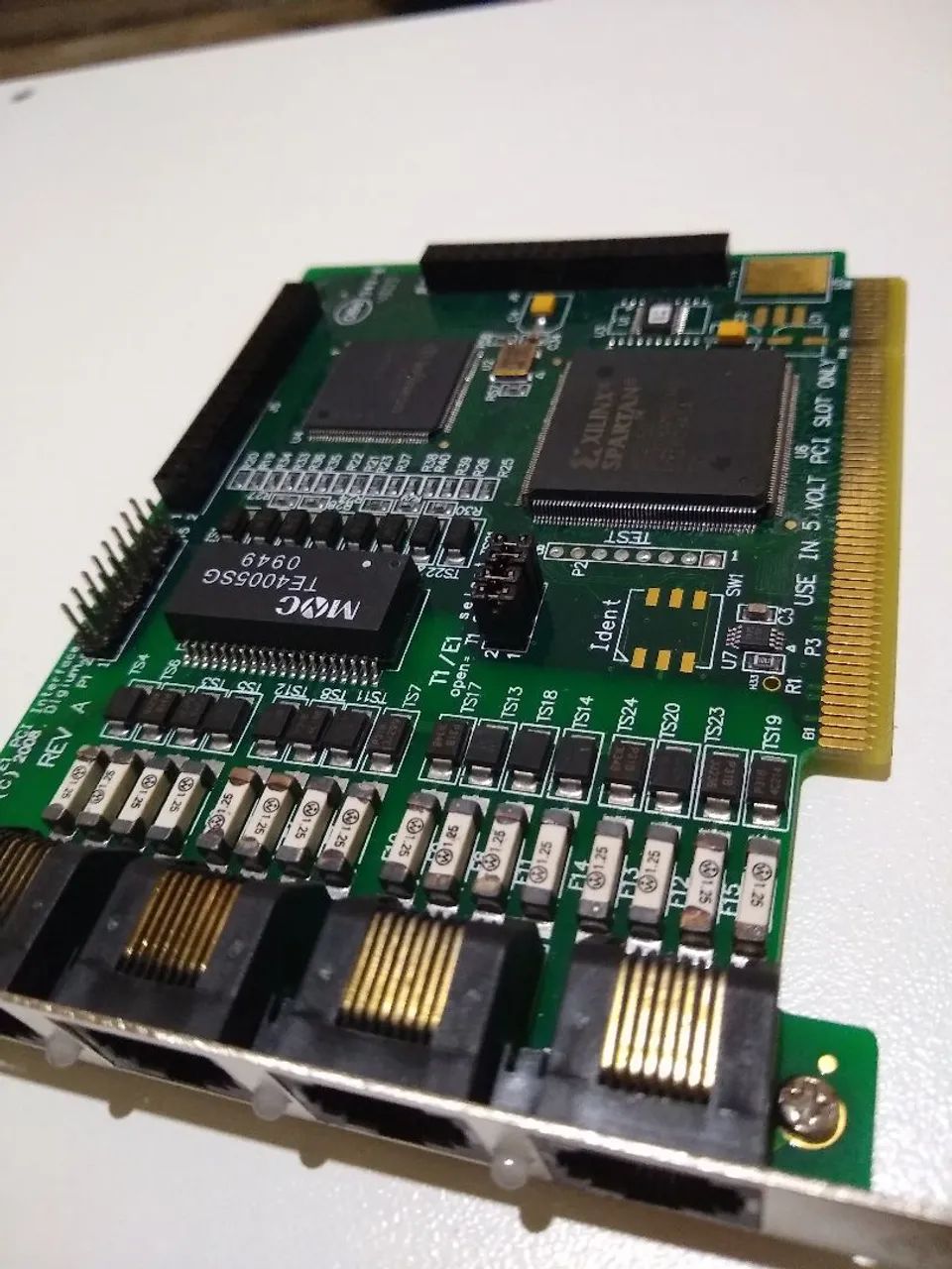 Placa PCI Digium TE405P 4 Portas E1 T1 Asterisk PABX - Foto 2