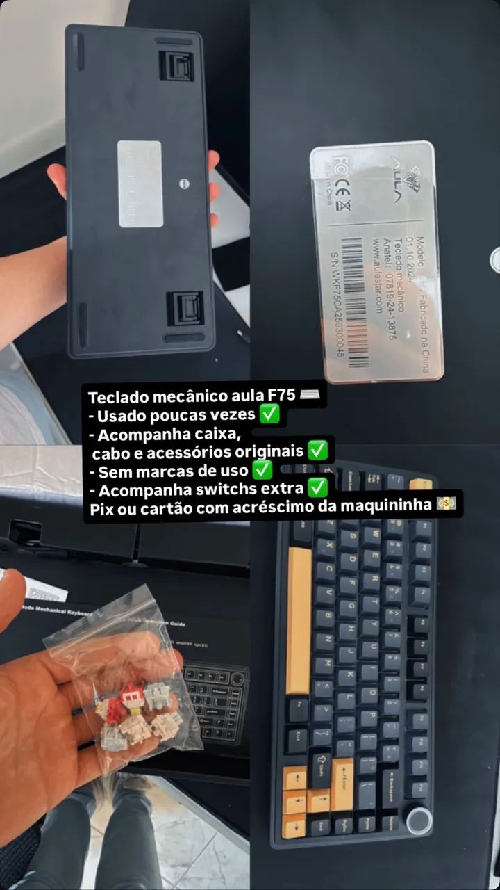 Teclado Aula F75 - Foto 5