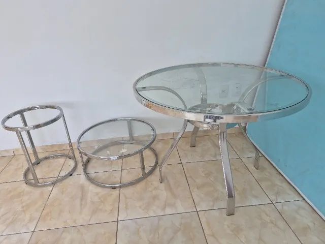MESA DE JANTAR INOX REDONDA - Foto 4