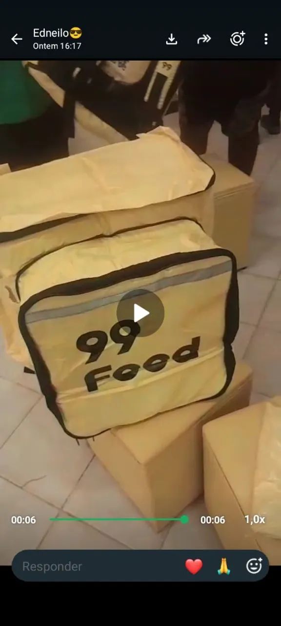 Beg pra entregas nova nunca usada