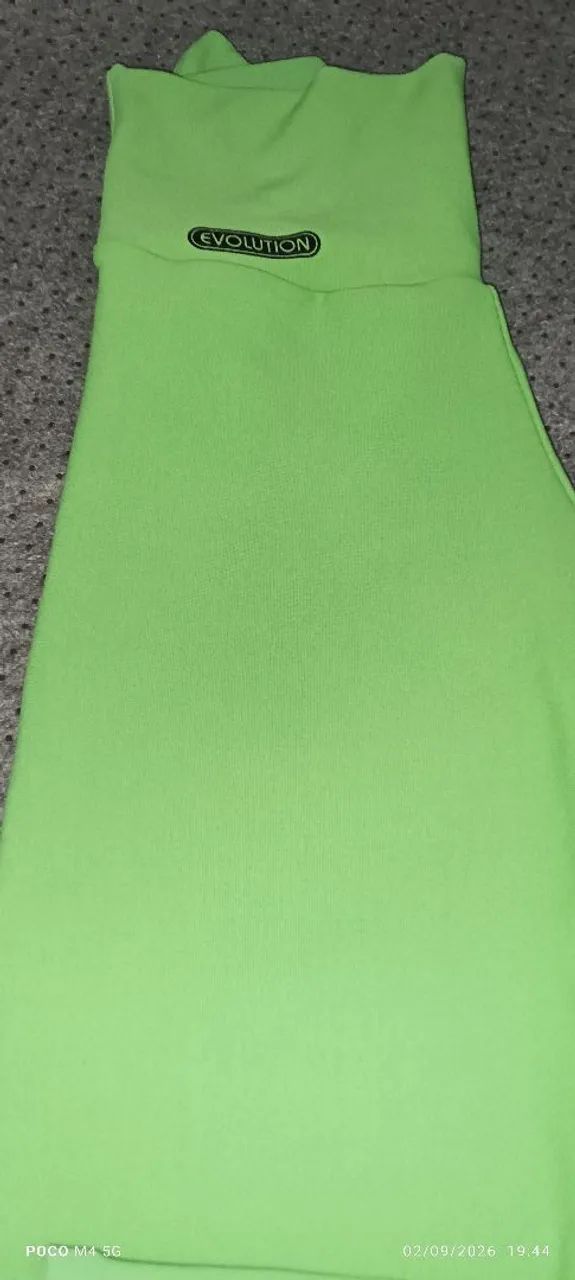 CALÇA POLIAMIDA VERDE NOVA - Foto 3