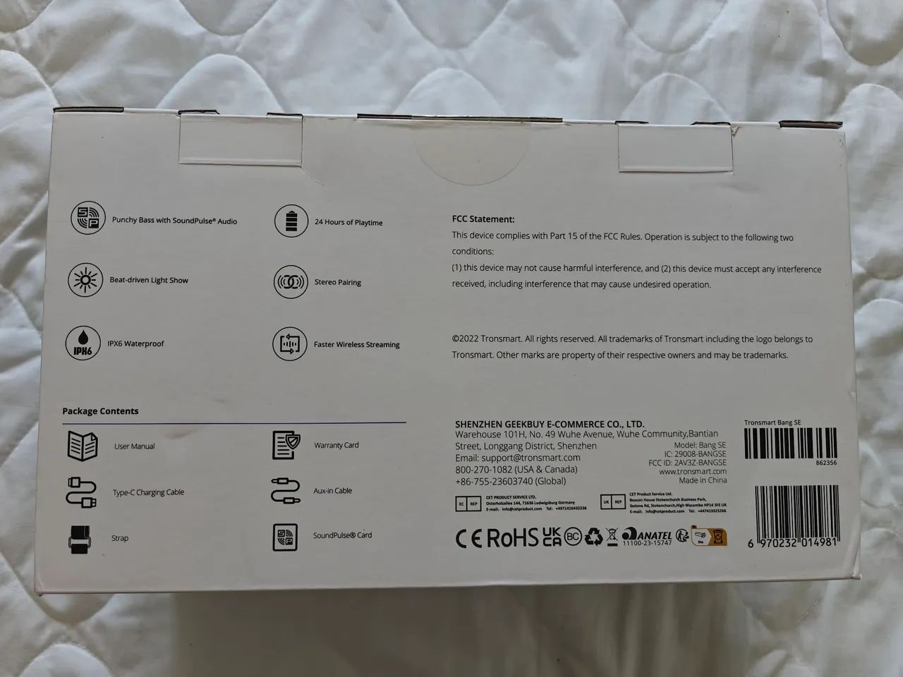 Caixa de som Bluetooth Tronsmart Bang SE 40W - Foto 3