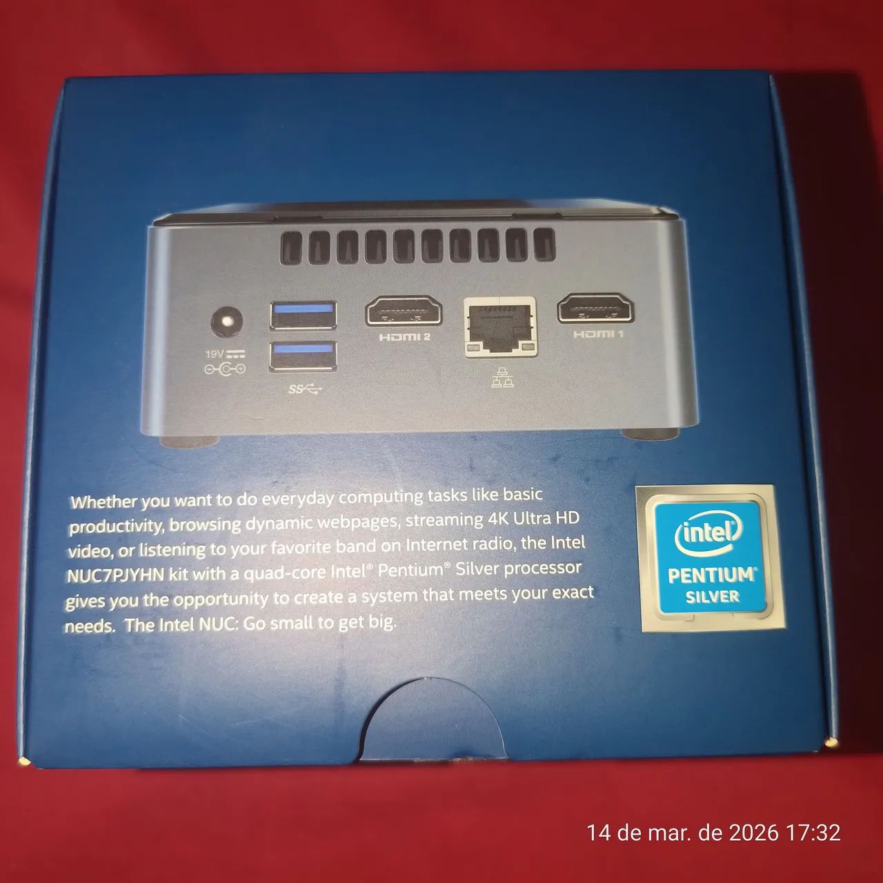 Micro Computador Intel NUC Pentium com SSD Completo na Caixa - Foto 3