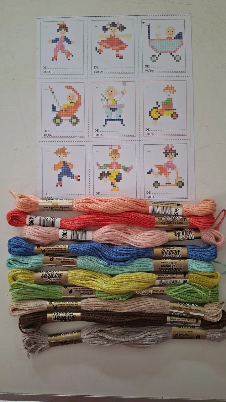 Meadas Maxi Mouline Círculo para bordar e artesanato  - Foto 2