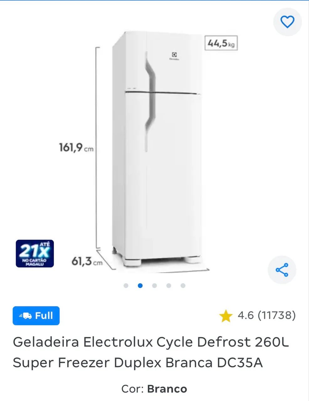 Geladeira eletrolux - Foto 2