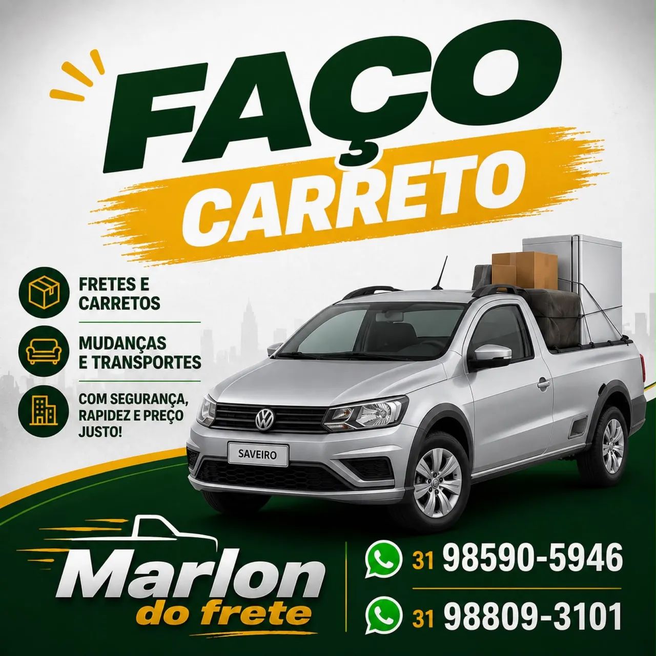 Faço carreto 