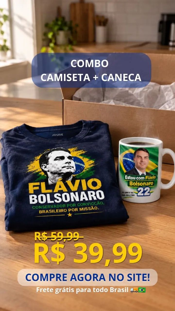 Camisa e caneca personalizada 