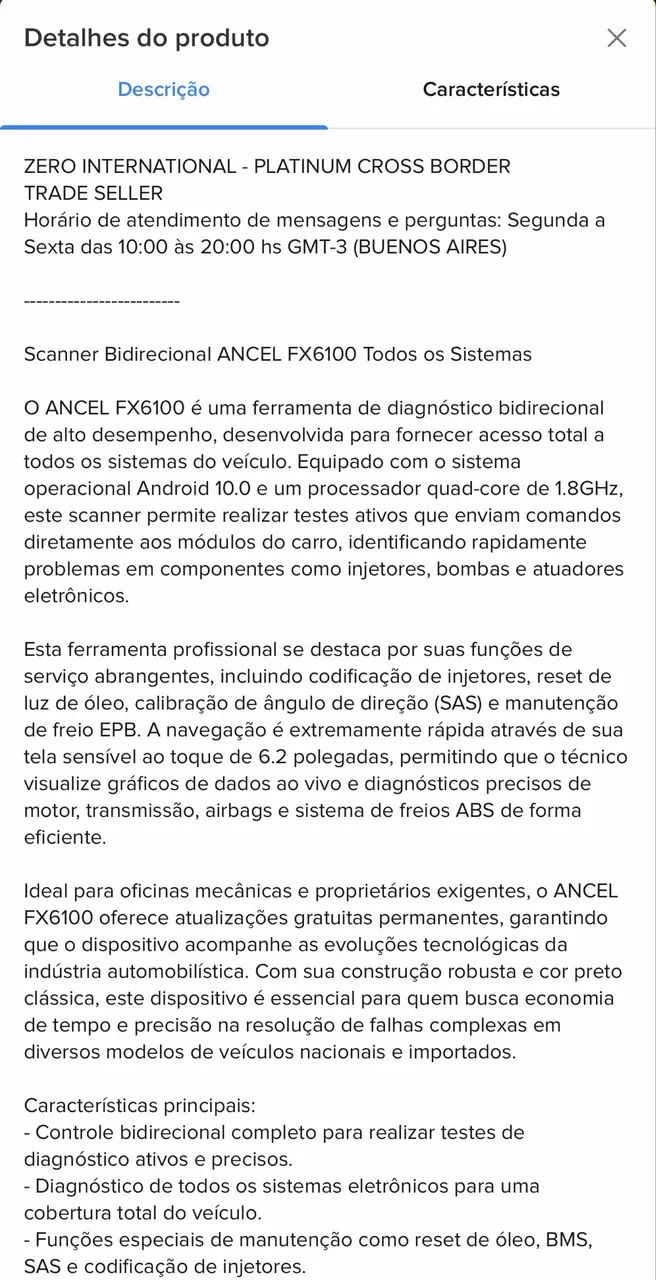 Scaner FX6100 - Foto 3