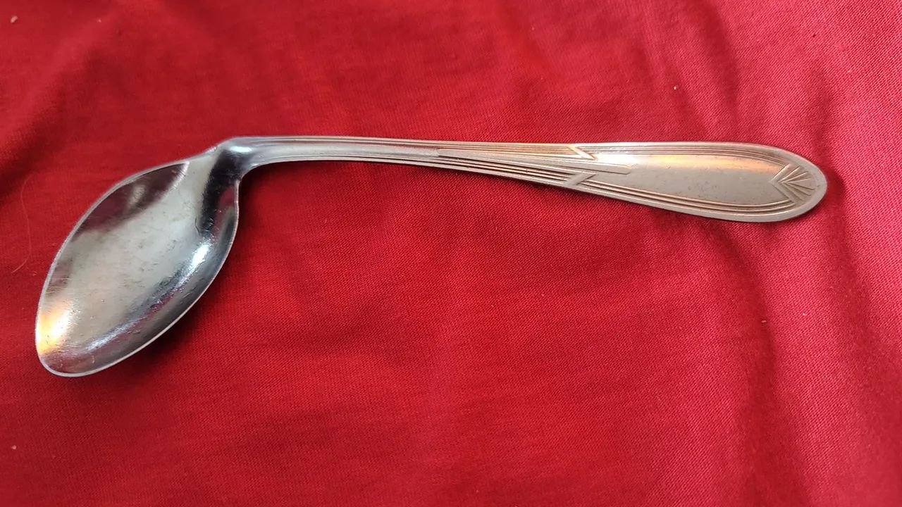 Colher de papinha Eberle 1205 inox anos 60/70