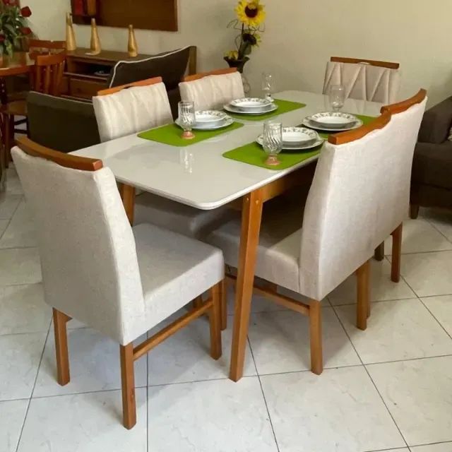 Mesa de jantar 6 cadeiras - Foto 2