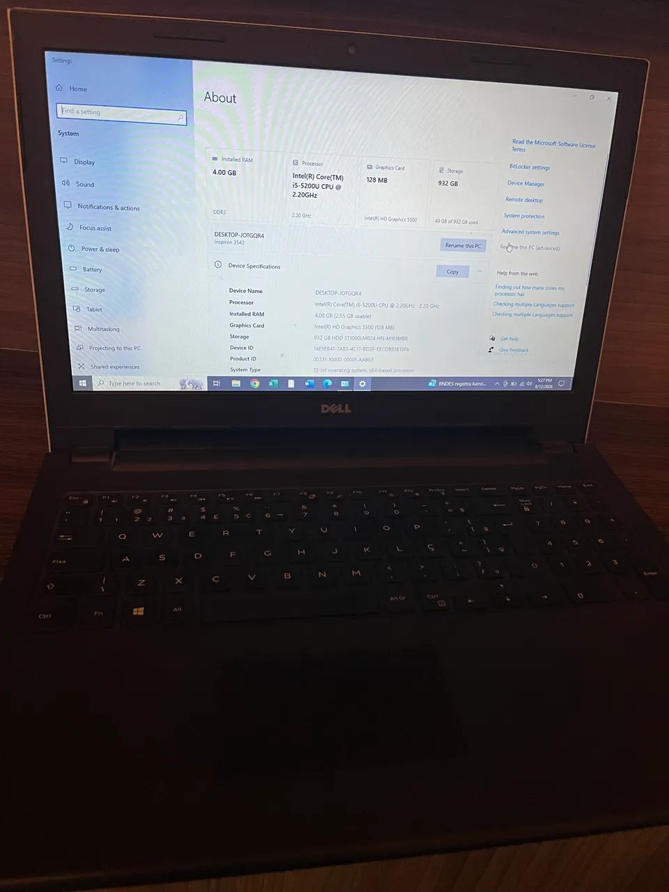 Vendo Dell i5 todo original  - Foto 3