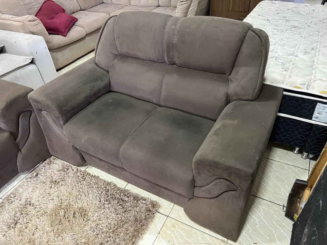 Vendo Jogo de Sofá 2 e 3 lugares em ótimo Estado Entrego * - Foto 3