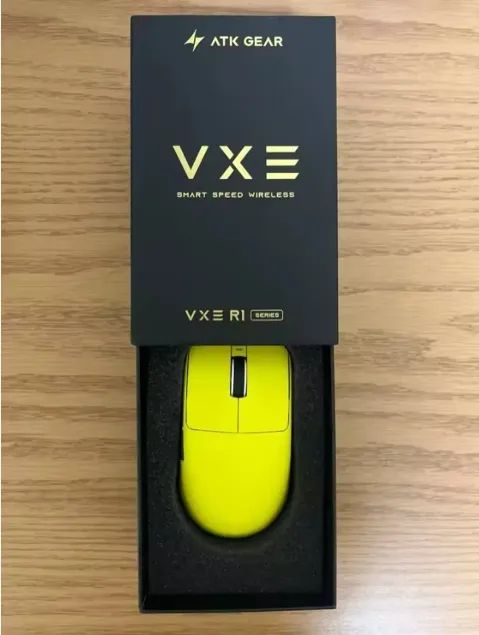 Mouse Gamer VXE ATK Dragonfly R1 PRO Max Yellow - Foto 4