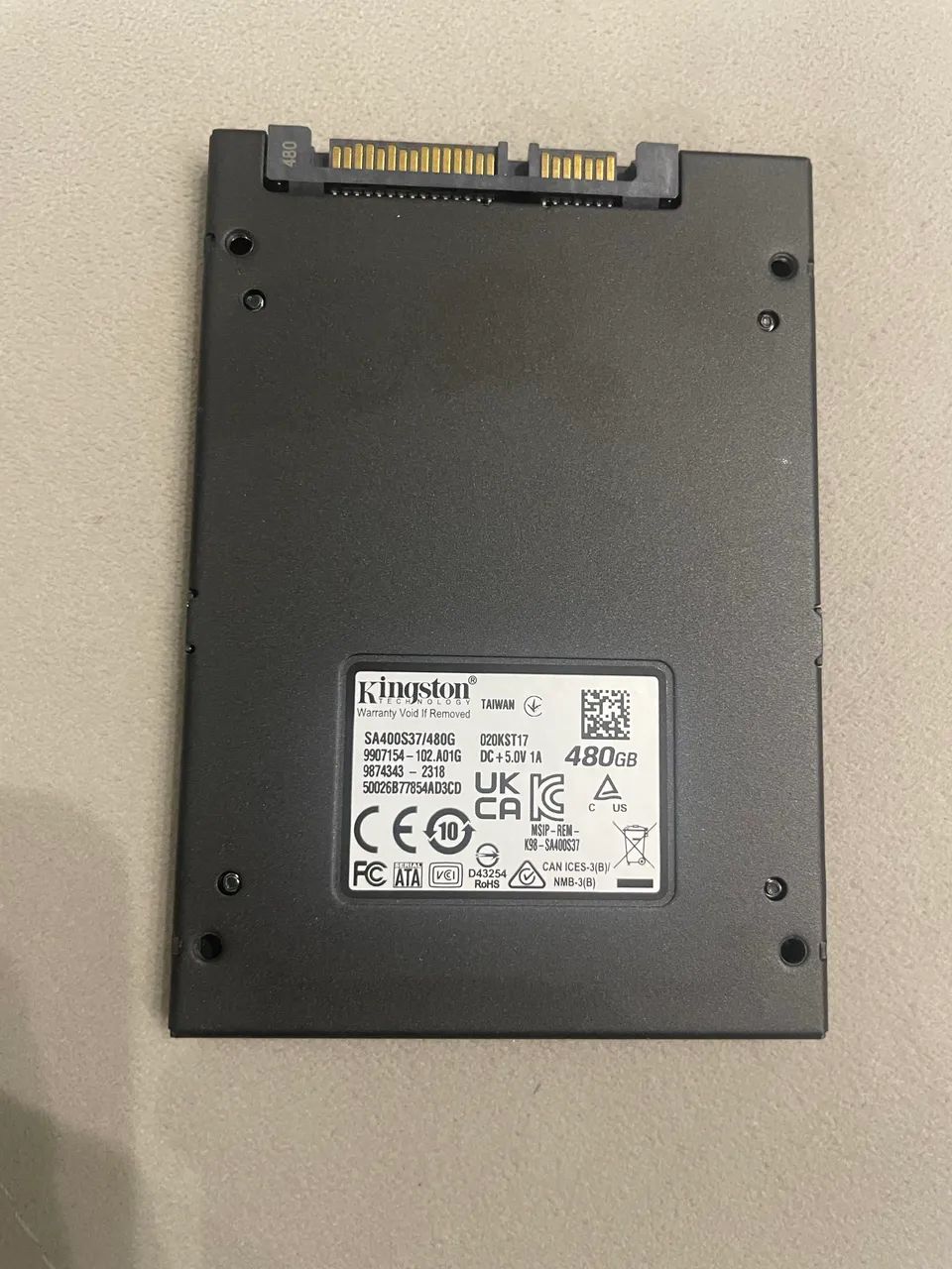 SSD Kingston 480GB SAUDÁVEL  - Foto 2