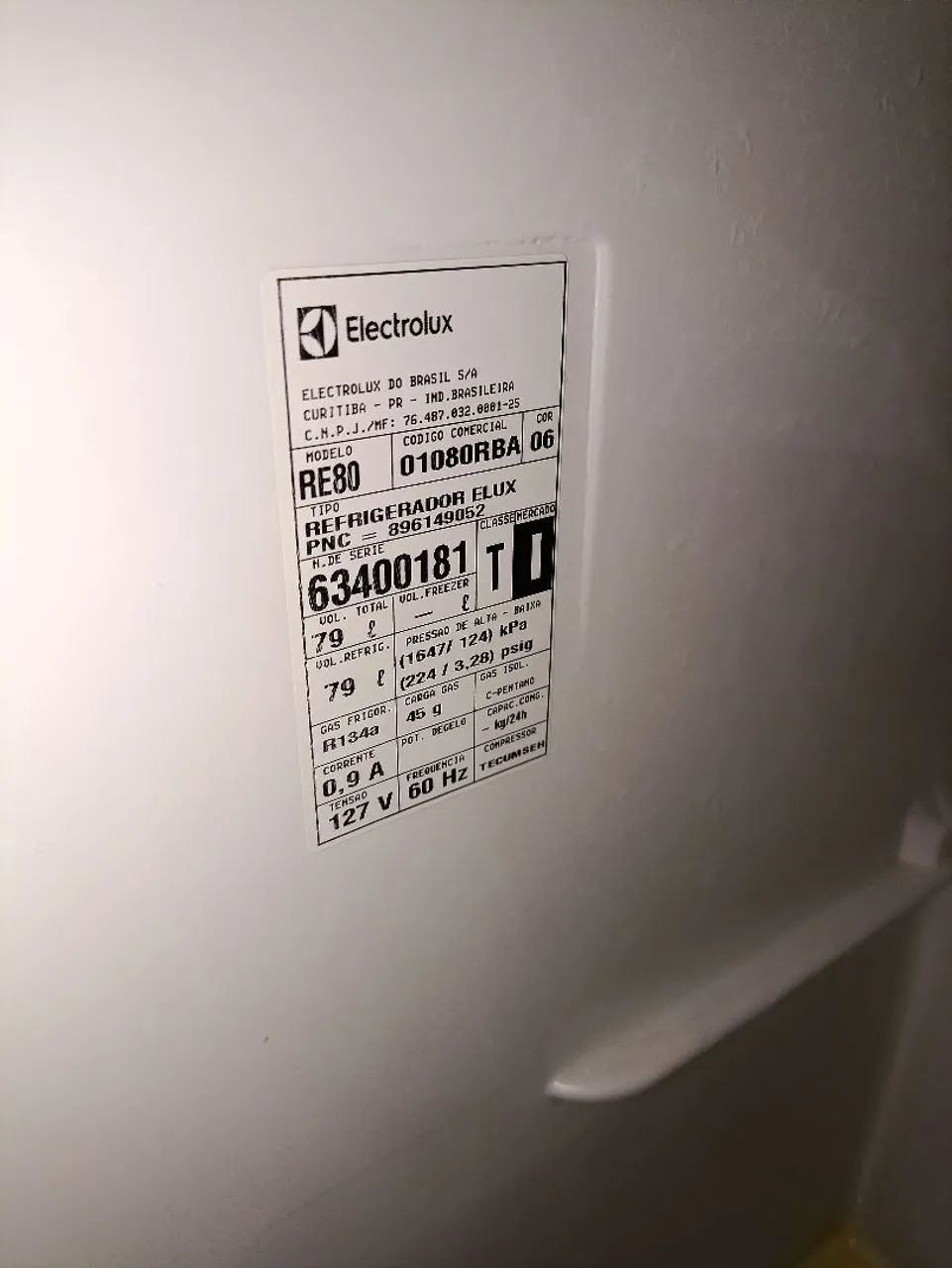 Frigobar Eletrolux 80L (Conservado) - Foto 3