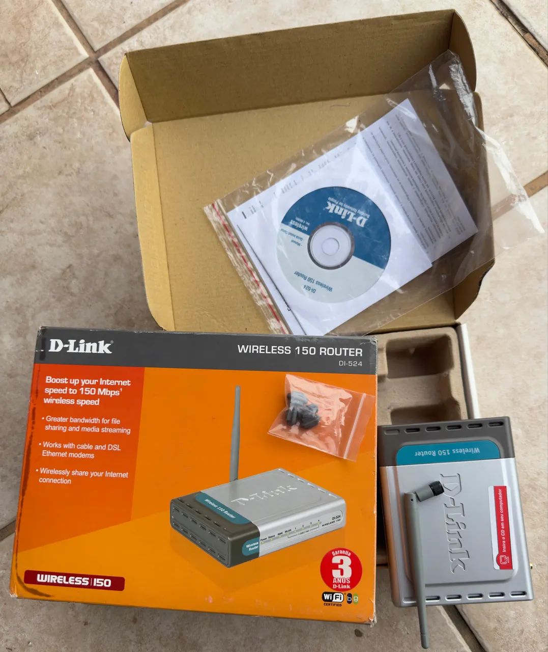 Roteador Wireless D-Link DI-524 150
