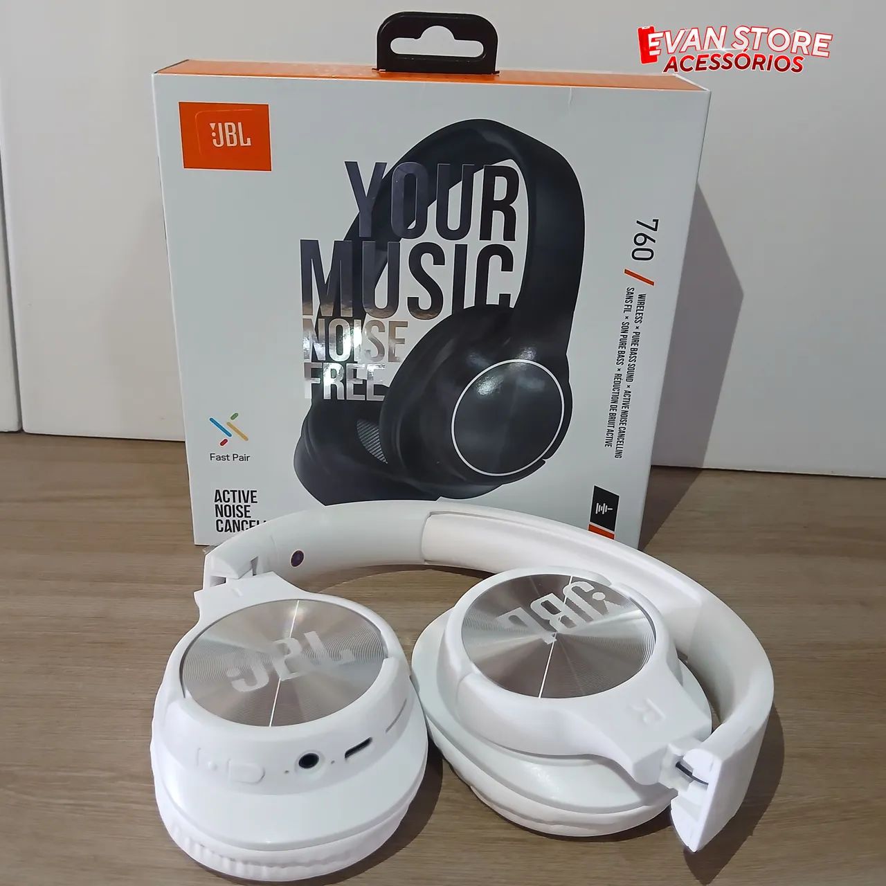 Fone Abafador Headphone Bluetooth JBL 760