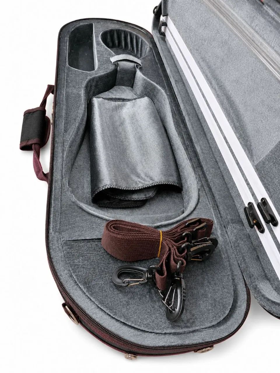 Estojo Case Mei lua retangular luxo para violino  - Foto 3