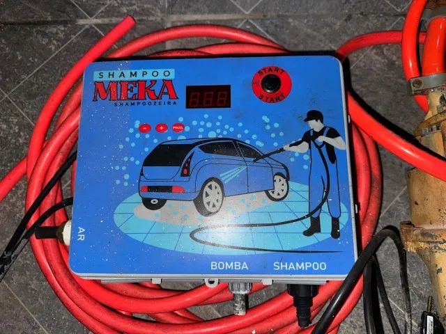 SHAMPOOZEIRA ELETRÔNICA MEKA 220V COMPLETA - R$ 350,00 - Foto 2