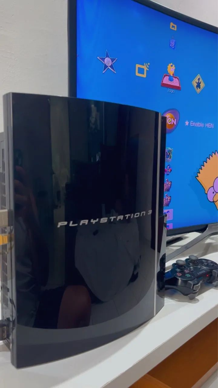 Ps3 Fat em ótimo estado  - Foto 4
