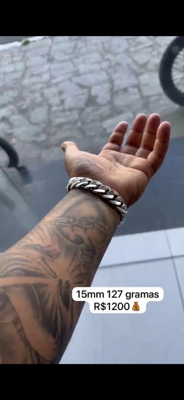 Pulseira de prata - Foto 2