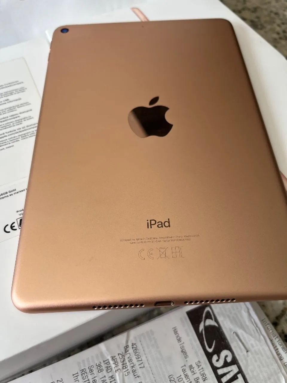 iPad mini 5 geração 256GB Dourado