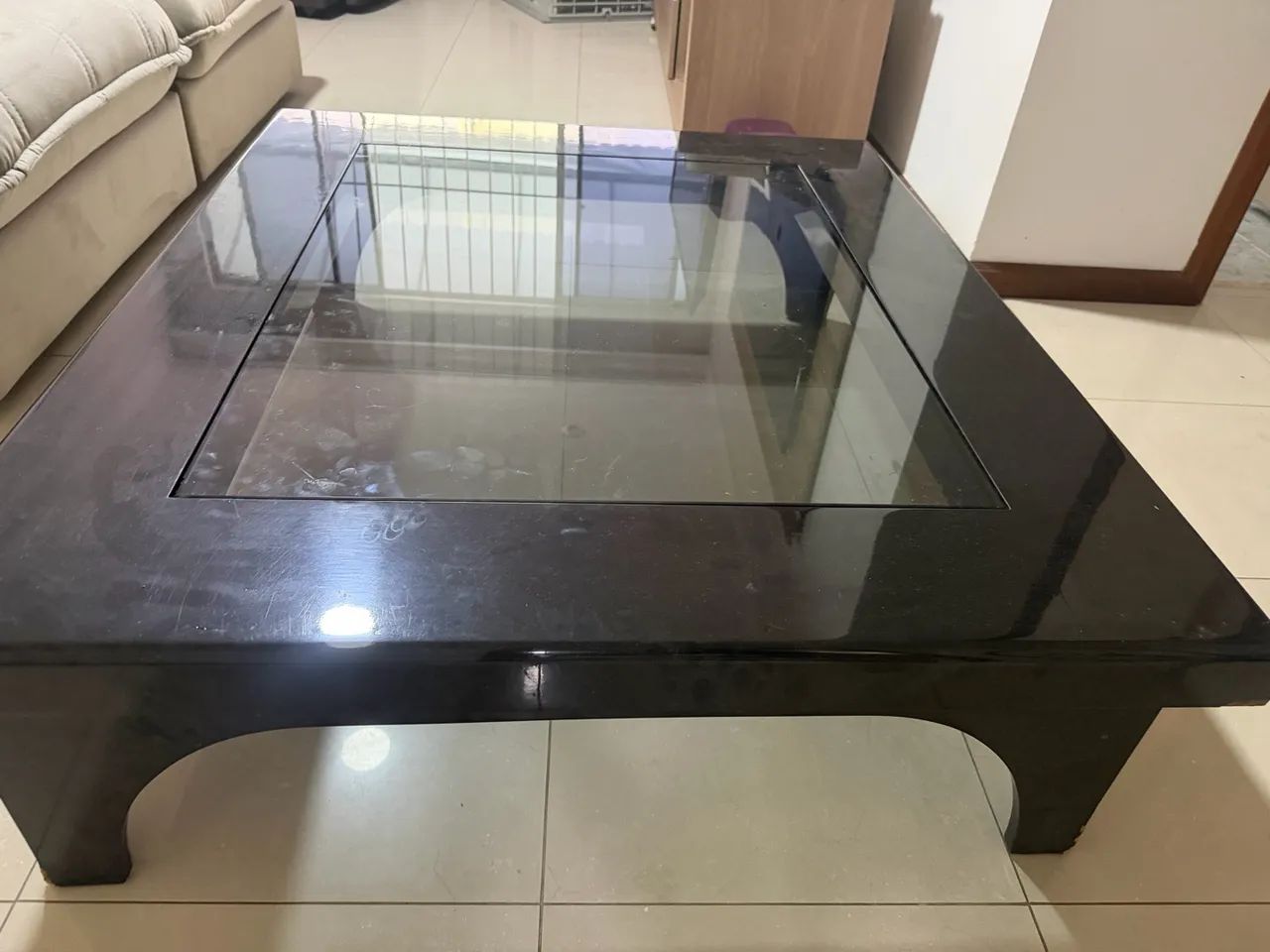 Mesa de centro  em Madeira 1 20m x 1m  - Foto 4