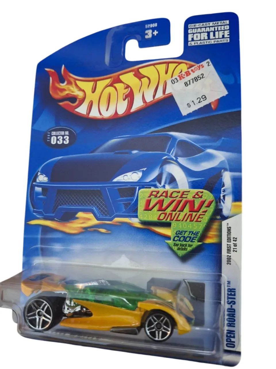 Hot Wheels Mainline 2002 Open Road-Ster 033