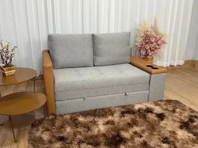 Sofá Cama Anis 1,60 m Linho  Produto Novo! Pronta Entrega! - Foto 5