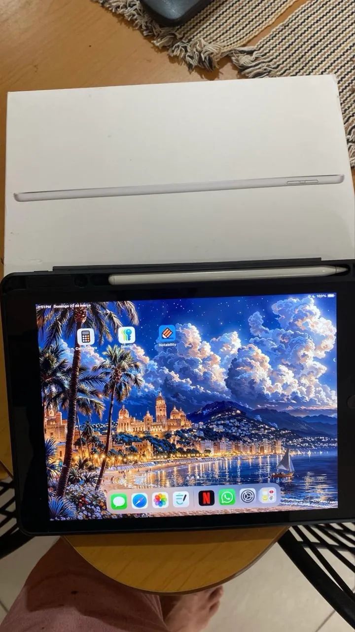 Ipad 9 64gb prata seminovo em ótimo estado